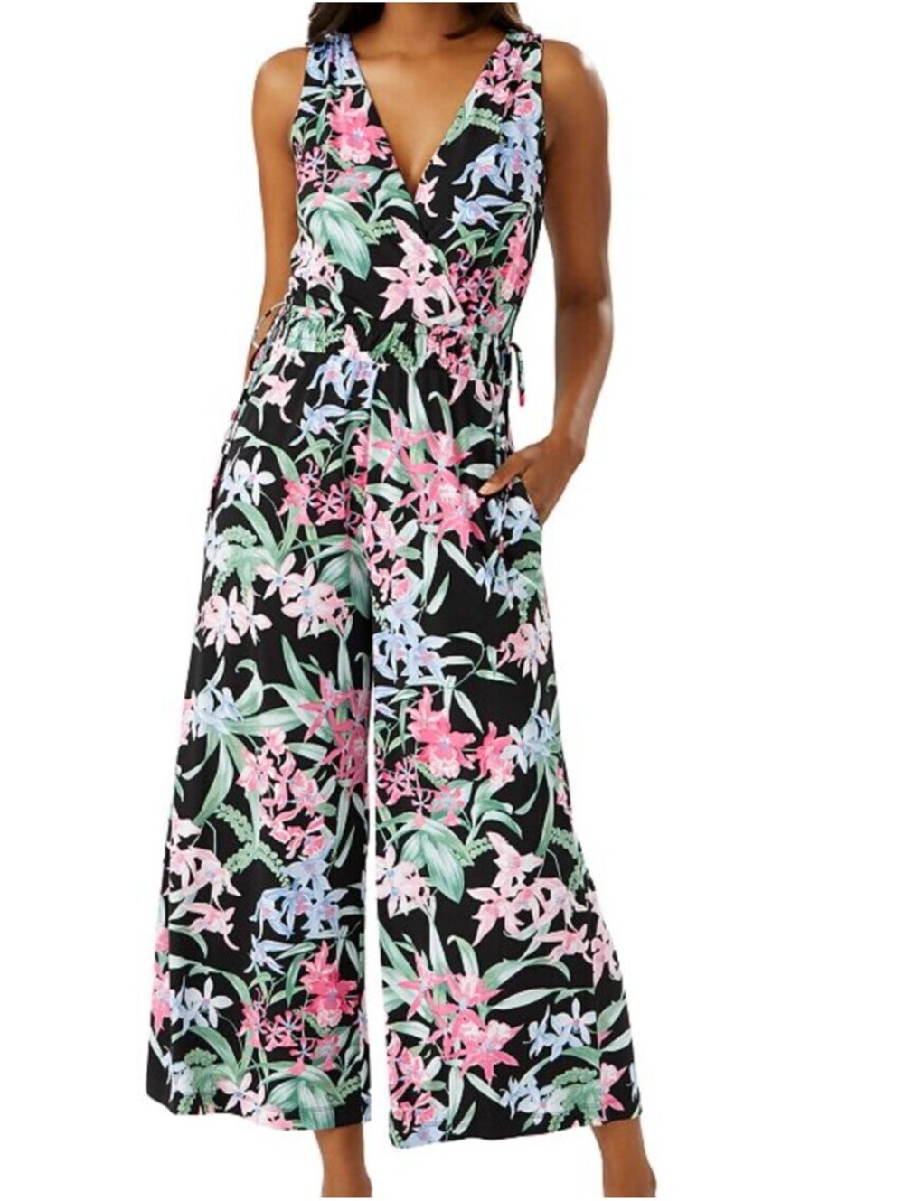 TOMMY BAHAMA black orchid aisle jumpsuit sz XS